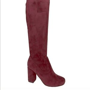Carlos Santana Over Knee Suede Boot Brand New.